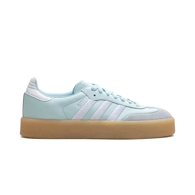 Adidas Sambae WMNS Almost Blue Silver Metallic Gum Womens