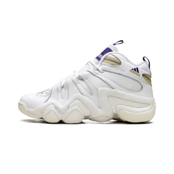 Adidas Crazy 8 Core White Off White Collegiate Purple Mens