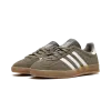 Adidas Gazelle Indoor Olive Strata Cloud White Gum Mens