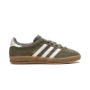 Adidas Gazelle Indoor Olive Strata Cloud White Gum Mens