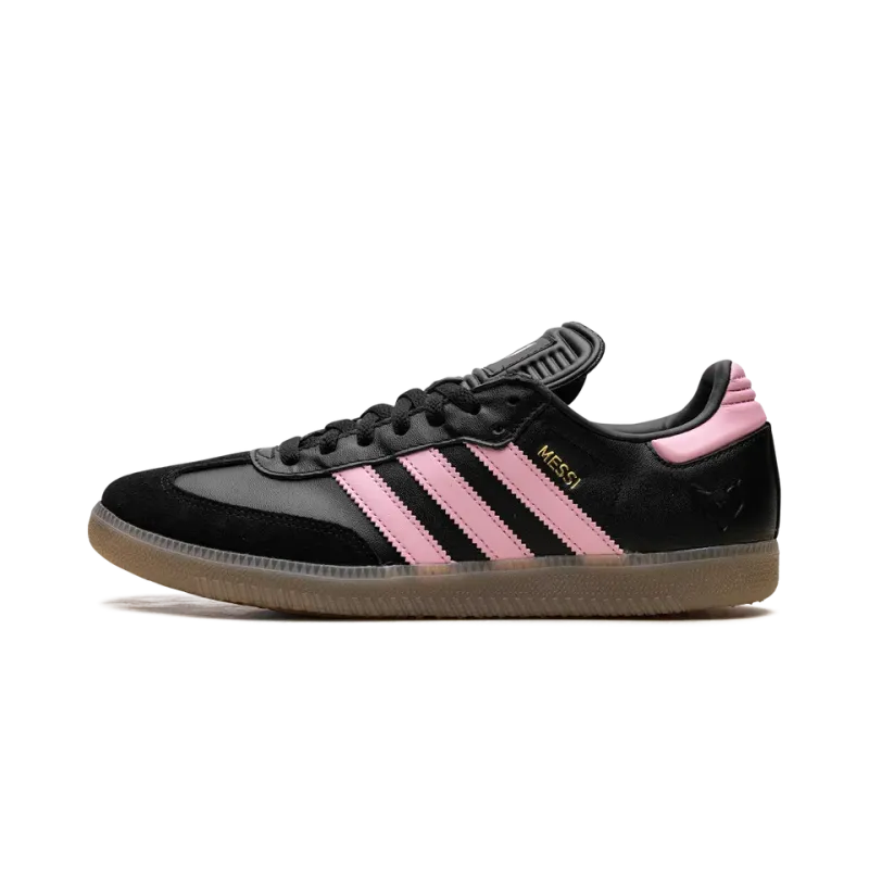 Adidas Samba Messi Indoor Core Black / Gold Metallic / Gum Mens