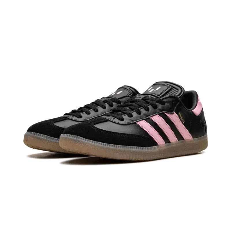 Adidas Samba Messi Indoor Core Black / Gold Metallic / Gum Mens