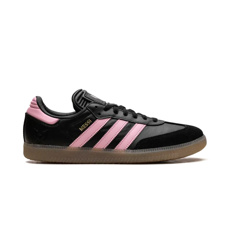 Adidas Samba Messi Indoor Core Black / Gold Metallic / Gum Mens