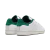 Adidas Stan Smith White Green Suede Heel Mens