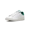 Adidas Stan Smith White Green Suede Heel Mens