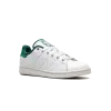 Adidas Stan Smith White Green Suede Heel Mens