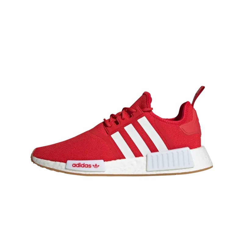 Adidas NMD R1 Vivid Red White Gum Mens