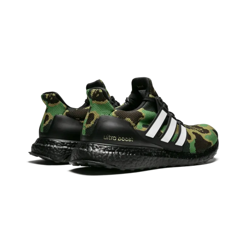Adidas Ultra Boost Bape 1st Camo Green Mens