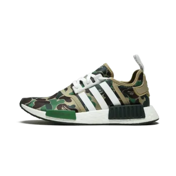 Adidas NMD R1 Bape - Green Camo Mens