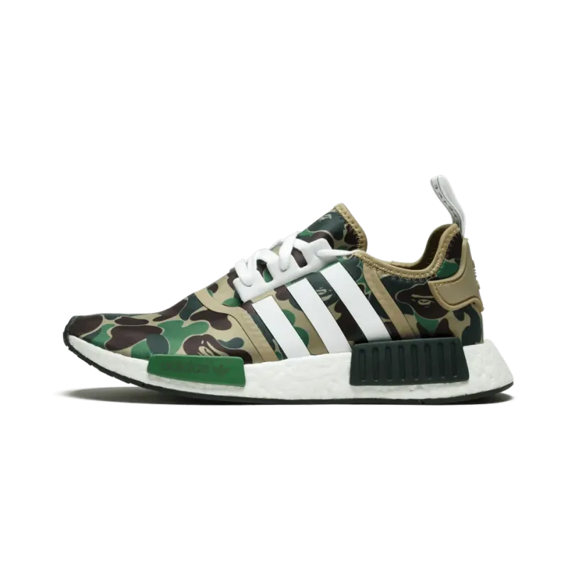 Adidas NMD R1 Bape - Green Camo Mens
