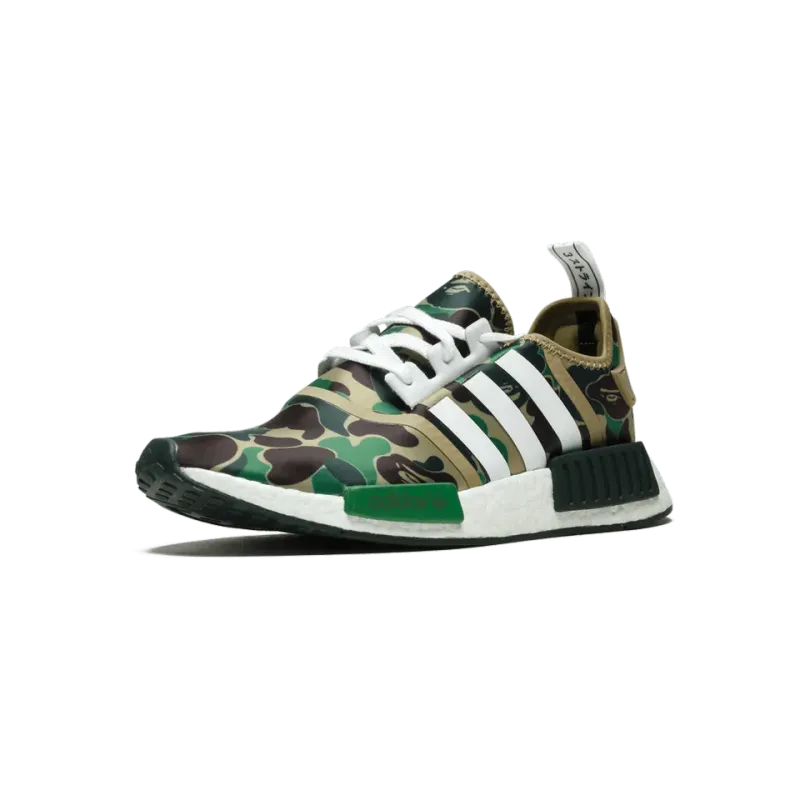 Adidas NMD R1 Bape - Green Camo Mens