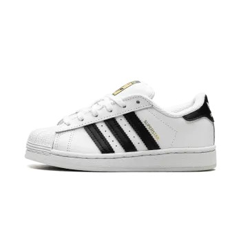 Adidas Superstar PS Black and White Pre School