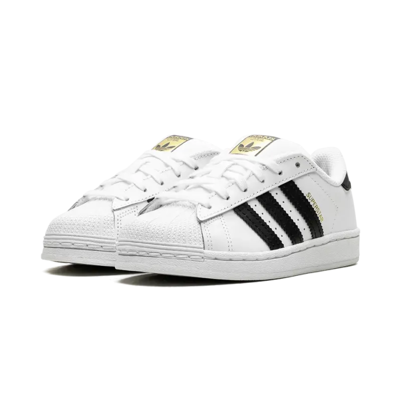 Adidas Superstar PS Black and White Pre School