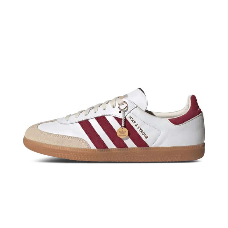 Adidas Samba OG Sporty & Rich - White Core Burgundy Mens
