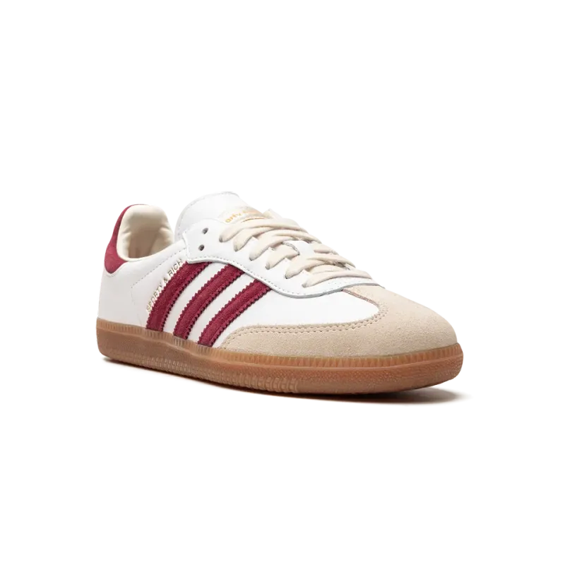 Adidas Samba OG Sporty & Rich - White Core Burgundy Mens