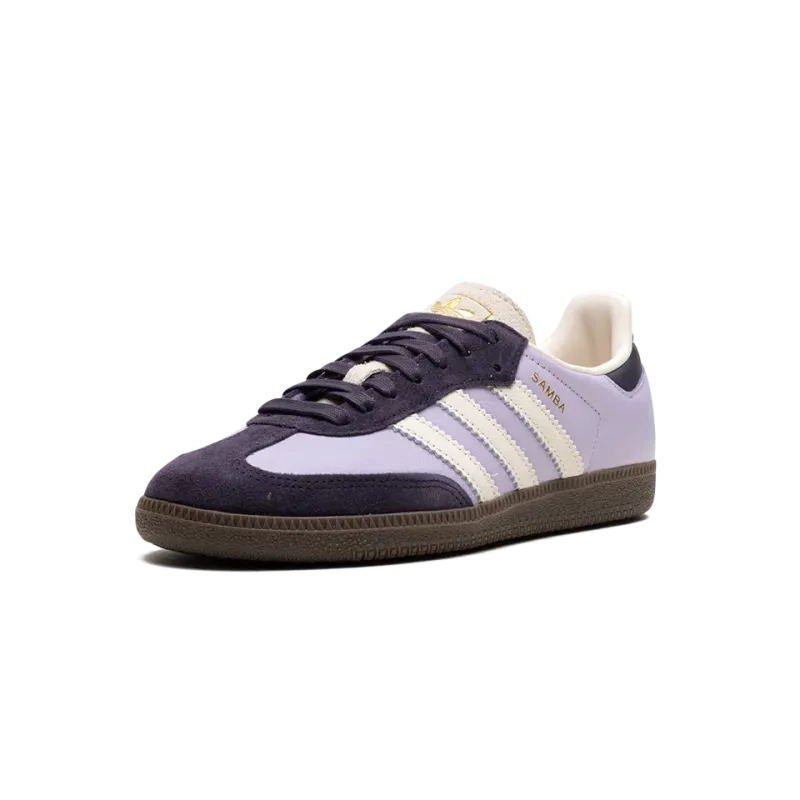 Adidas Samba OG WMNS Silver Dawn Aurora Black Womens