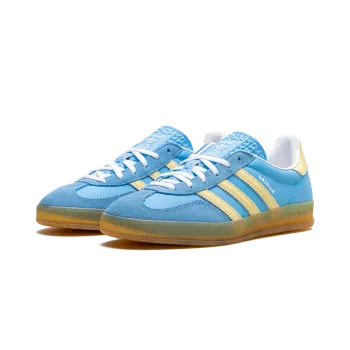 Adidas Gazelle Indoor WMNS Semi Blue Burst Almost Yellow Womens