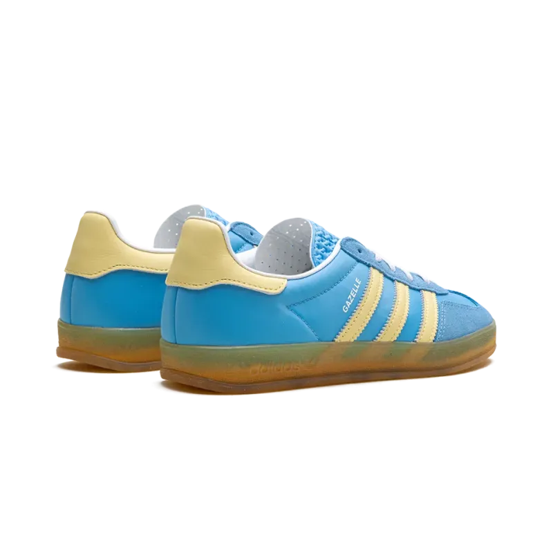 Adidas Gazelle Indoor WMNS Semi Blue Burst Almost Yellow Womens