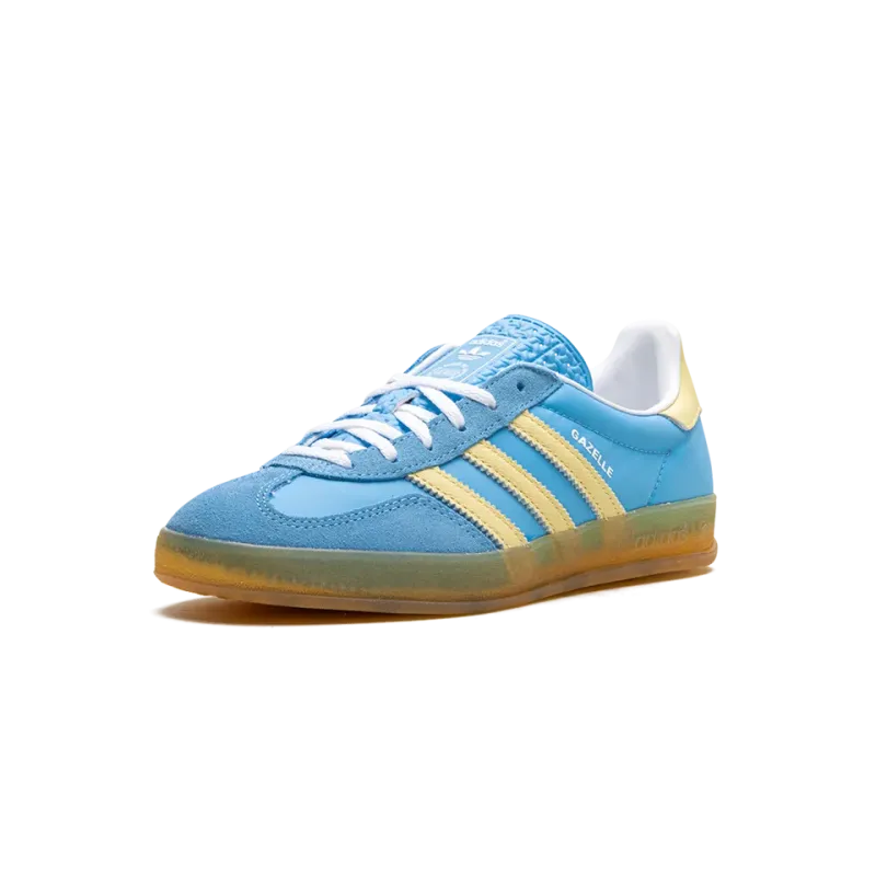 Adidas Gazelle Indoor WMNS Semi Blue Burst Almost Yellow Womens