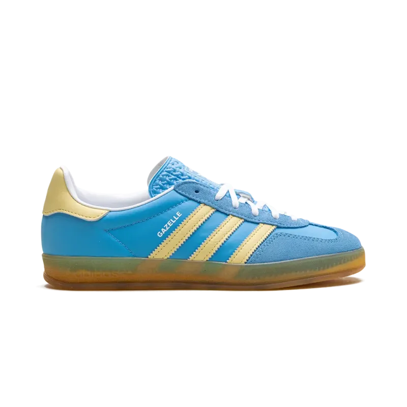 Adidas Gazelle Indoor WMNS Semi Blue Burst Almost Yellow Womens