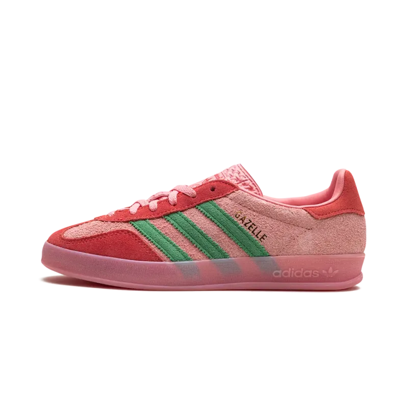 Adidas Gazelle Indoor WMNS Semi Pink Spark Preloved Scarlet Womens