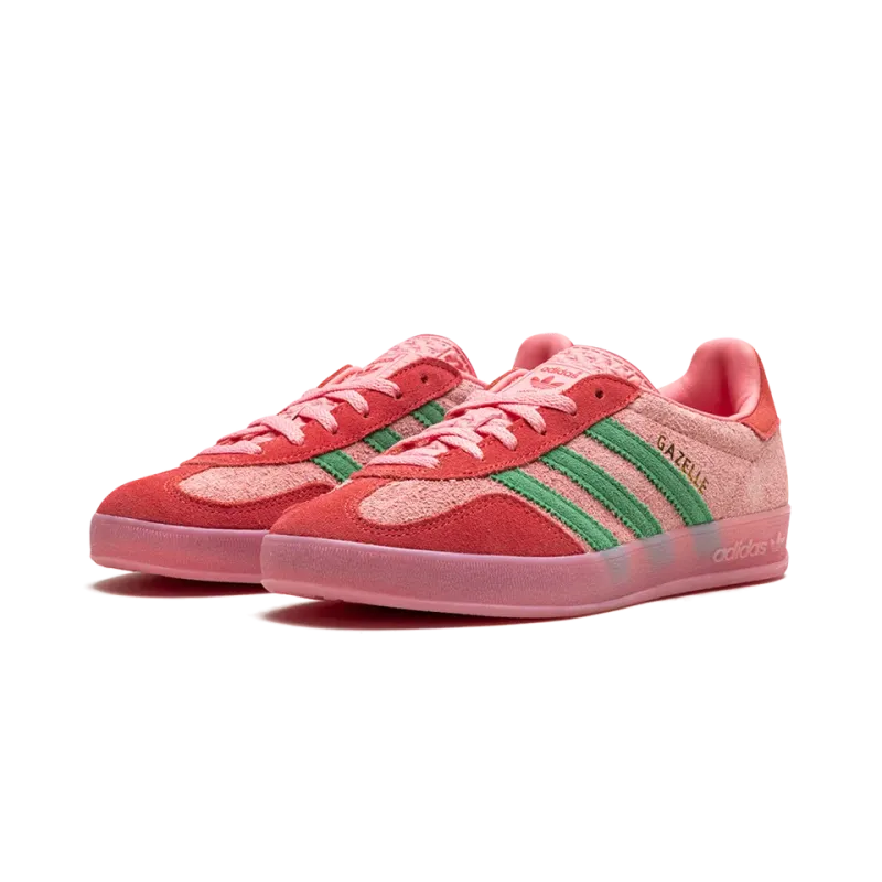 Adidas Gazelle Indoor WMNS Semi Pink Spark Preloved Scarlet Womens