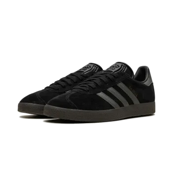 Adidas Gazelle Black / Gold Mens