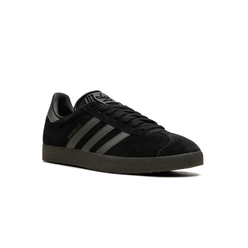 Adidas Gazelle Black / Gold Mens