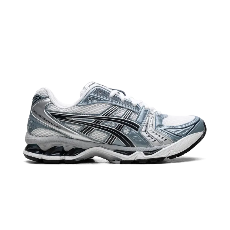 Asics Gel-Kayano 14 White Fjord Grey Mens