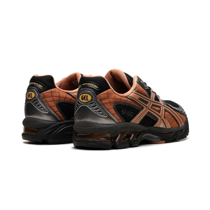 Asics GEL-Nimbus 10.1 Black Rust Orange Mens