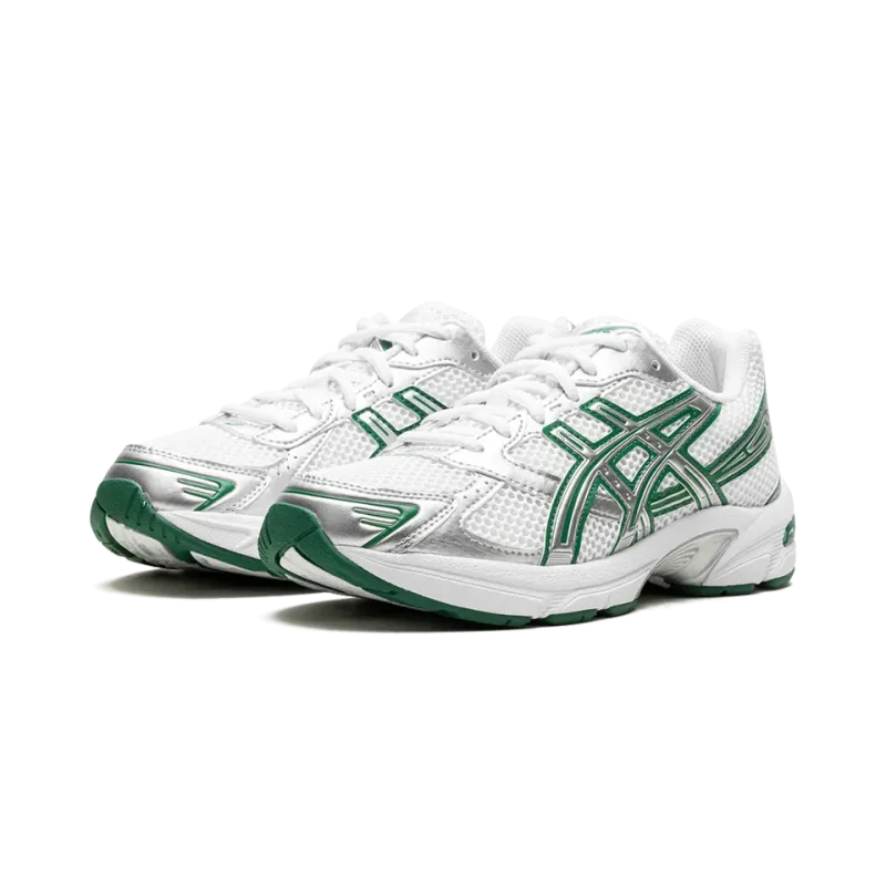 Asics Gel-1130 White Silver Green Mens