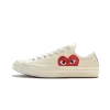 Converse Chuck 70 Ox Comme Des Gar ons PLAY / Half Heart White Mens