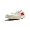 Converse Chuck 70 Ox Comme Des Gar ons PLAY / Half Heart White Mens
