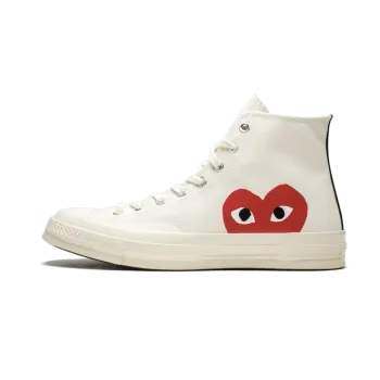 Converse Chuck 70 CDG Comme des Garcons Play - White Mens