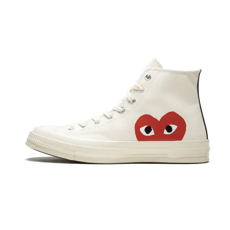 Converse Chuck 70 CDG Comme des Garcons Play - White Mens