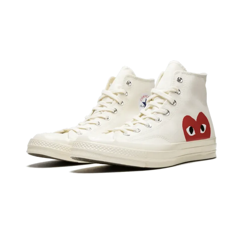 Converse Chuck 70 CDG Comme des Garcons Play - White Mens