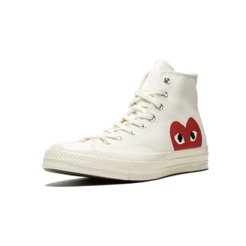 Converse Chuck 70 CDG Comme des Garcons Play - White Mens