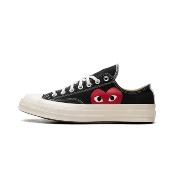 Converse Chuck 70 Ox Comme Des Gar ons PLAY / Half Heart Black Mens