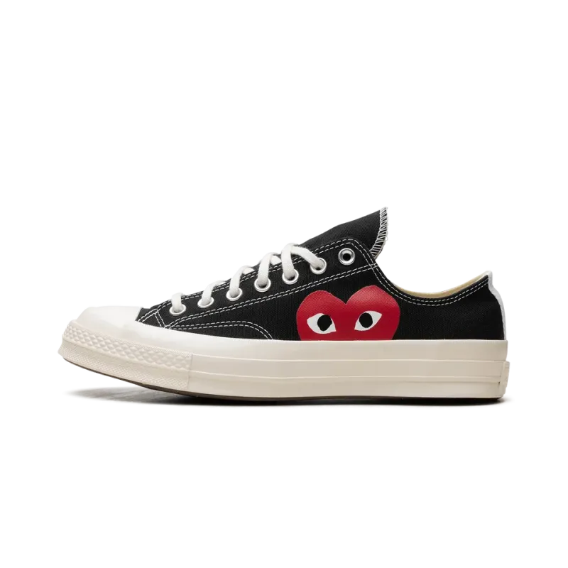 Converse Chuck 70 Ox Comme Des Gar ons PLAY / Half Heart Black Mens