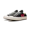 Converse Chuck 70 Ox Comme Des Gar ons PLAY / Half Heart Black Mens