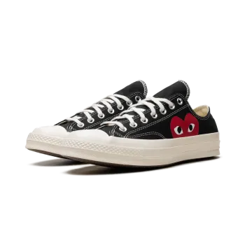 Converse Chuck 70 Ox Comme Des Gar ons PLAY / Half Heart Black Mens