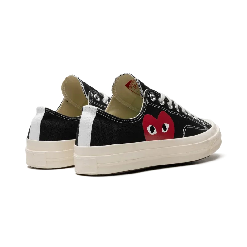 Converse Chuck 70 Ox Comme Des Gar ons PLAY / Half Heart Black Mens