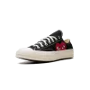 Converse Chuck 70 Ox Comme Des Gar ons PLAY / Half Heart Black Mens
