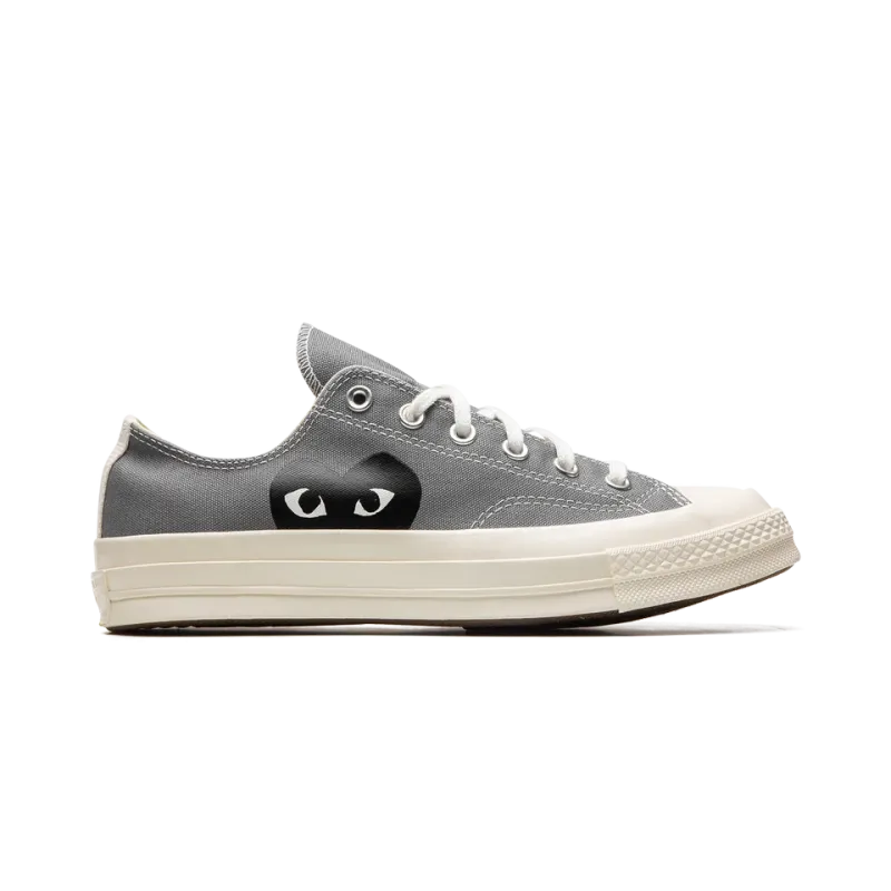 Converse Chuck 70 Ox CDG Play - Steel Gray Mens
