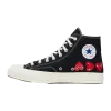 Converse Chuck Taylor All Star 70 Hi Comme des Garcons PLAY Multi-Heart Black Mens