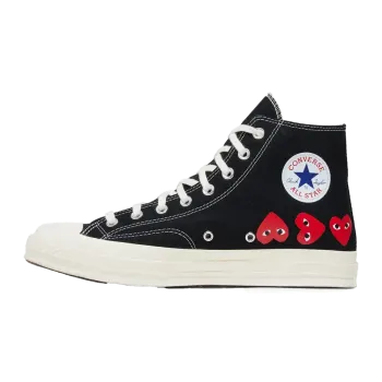 Converse Chuck Taylor All Star 70 Hi Comme des Garcons PLAY Multi-Heart Black Mens