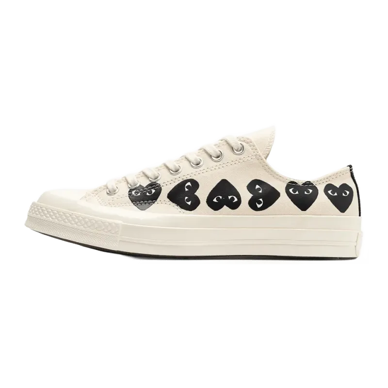 Converse Chuck Taylor All Star 70 Ox Comme des Garcons PLAY Multi-Heart Milk Mens