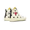 Converse Chuck 70 Hi Comme Des Gar ons PLAY / Polka Dot White Mens