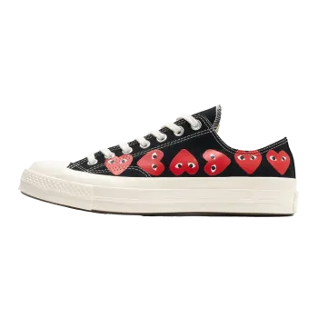 Converse Chuck Taylor All Star 70 Ox Comme des Garcons PLAY Multi-Heart Black Mens