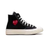Converse Chuck Taylor All Star 70 High Comme des Garcons PLAY - Small Red Heart Black Mens